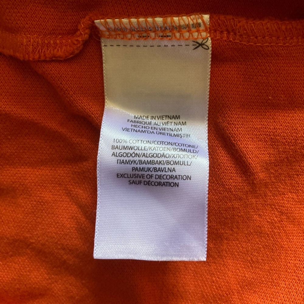 Polo Ralph Lauren Shirt Mens Large Big Pony Polo Orange Classic Fit Short Sleeve - Picture 8 of 8